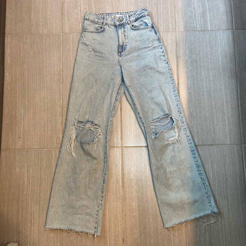Zara Wide Leg Jeans Size 4